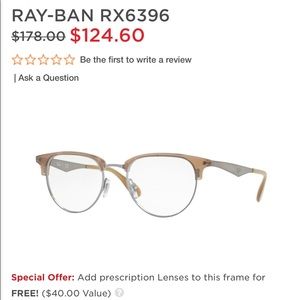 Brand New RayBan 6396 Glasses